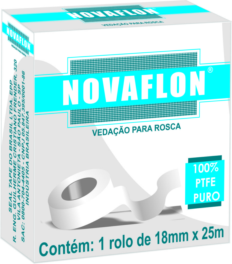 Fita Veda Rosca 18mmx25mt Novaflon (010046204)
