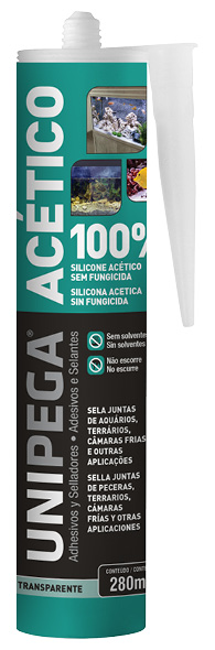 Silicone Acetico Incolor 260gr Aquario (AES0509.0438)
