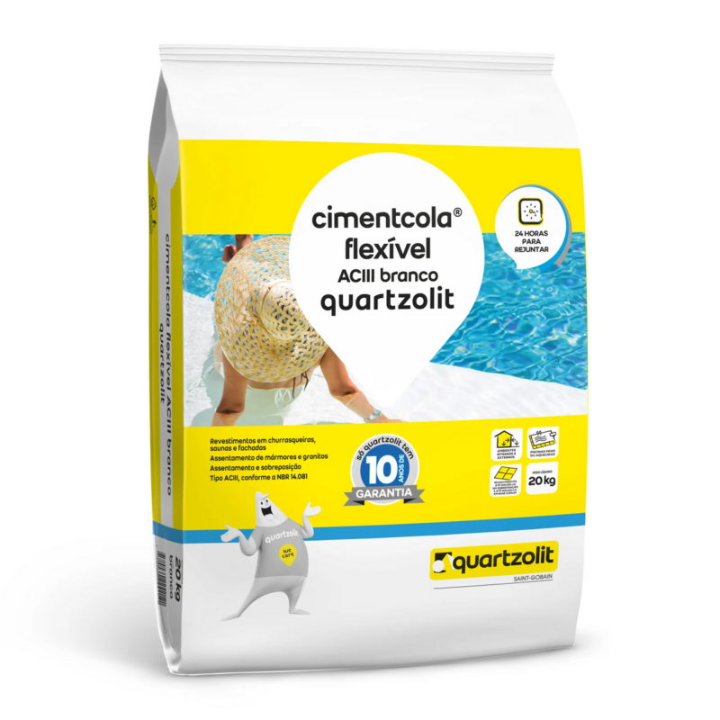 Argamassa Ac3 Quartzolit Branco 20 Kg (69000000020PL)