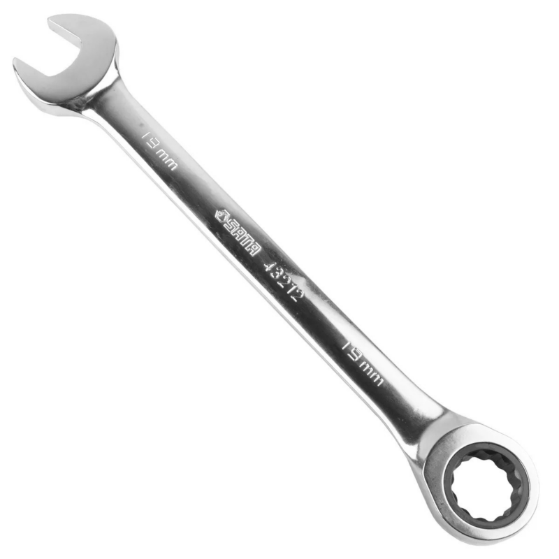 Chave Combinada 24 Mm Cromo-vanádio Catraca SATA (ST43215ST)