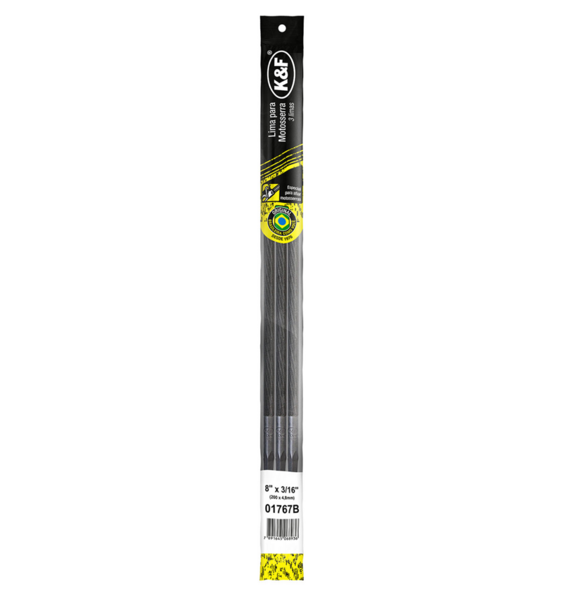 Lima Paramotosserra 8×13/64″ 3 Limas K&F (01880B) K&F