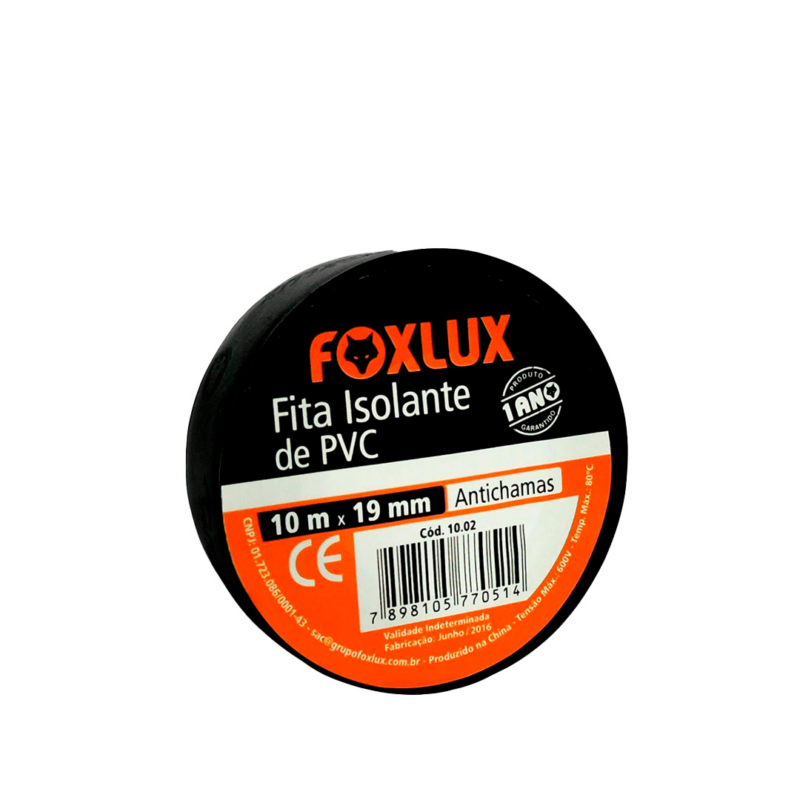Fita Isolada 19mmx05mt Pt (10.01)