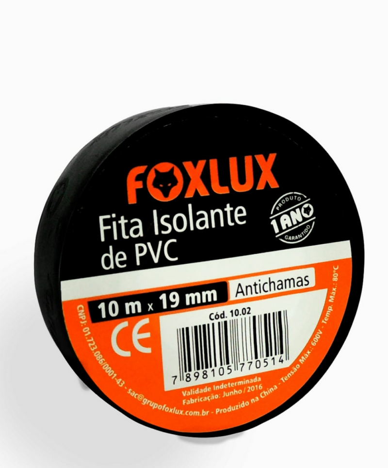 Fita Isolada 19mmx20mt Pt (10.03)