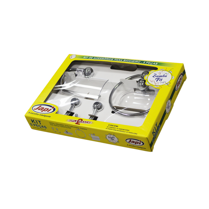 Kit Parabanheiro Abs Cr 5pc Samba Fit (JKSCF)