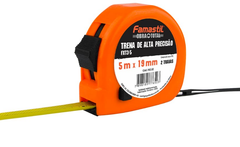 Trena 05mt Aço 19 Mm Famastil (F43.02)