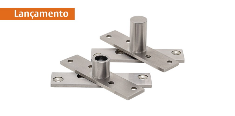 Dobradica Pivotante 150 Kg Inox Esc Silvana (96337)