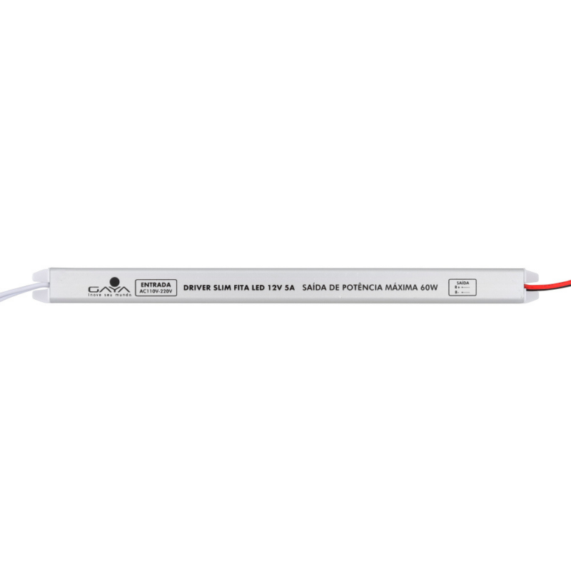 Fonte P/ Fita LED 12 V 5a 60 W Slim (9366)