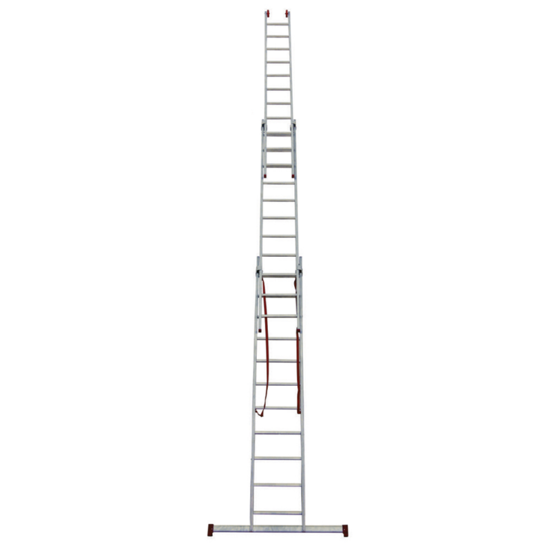 Escada Alum 11x3 Degraus Extensiv Tripla Botafogo (ESC0711)