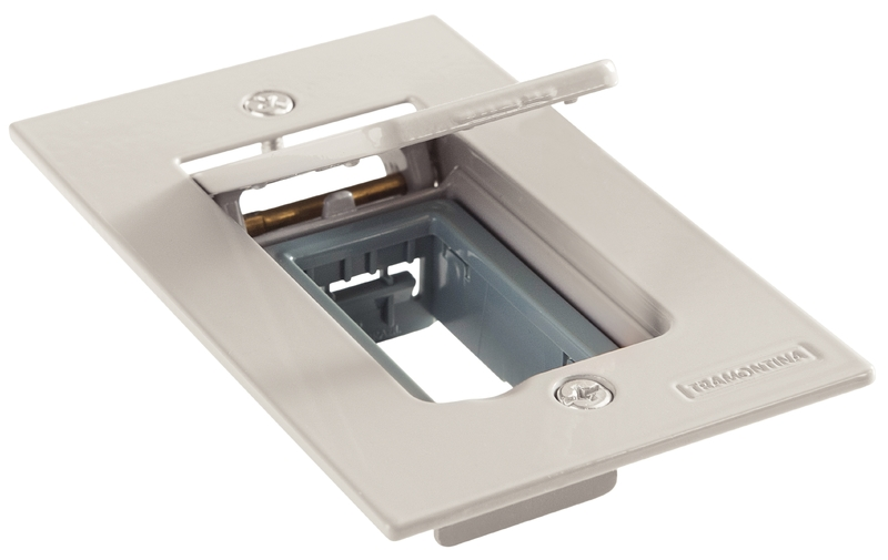 Placa Piso 4x2 Alum Mod Cinza (56121/112)