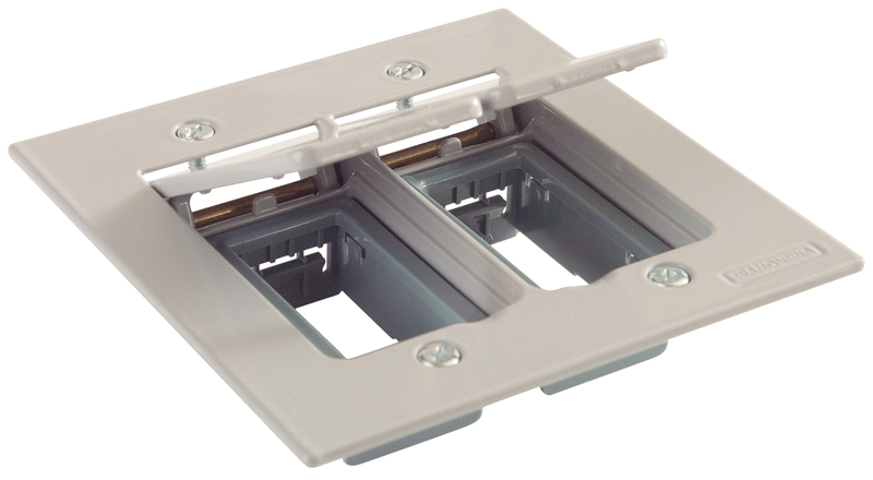 Placa Piso 4x4 Alum 2 Saidas Mod Cinza (56121/153)