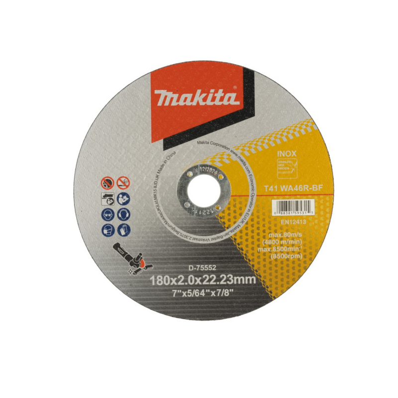 Disco de Corte 7x5/64x7/8" Inox Makita (D-75552)