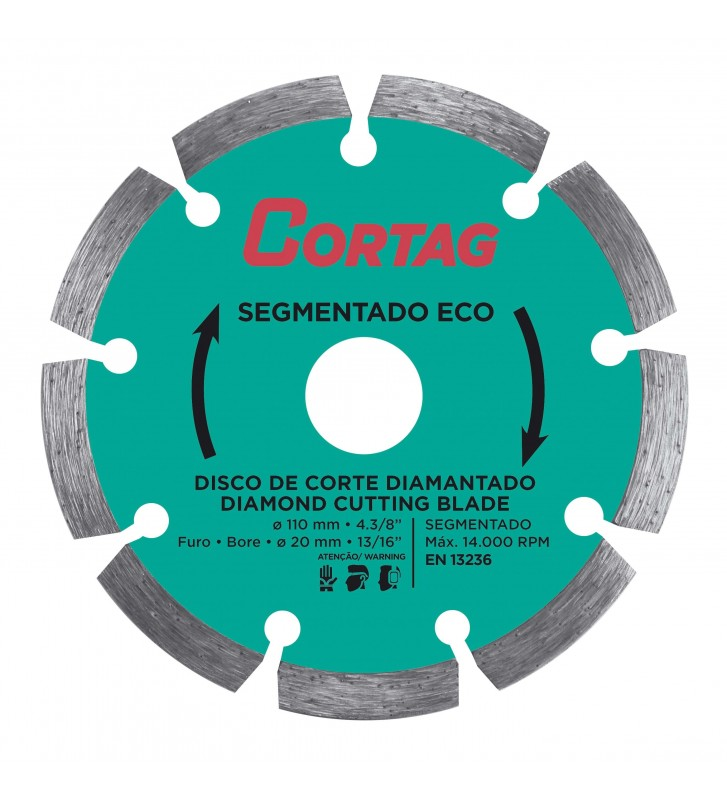 Disco Diam Segm 110 Mm Eco Cortag (61699)