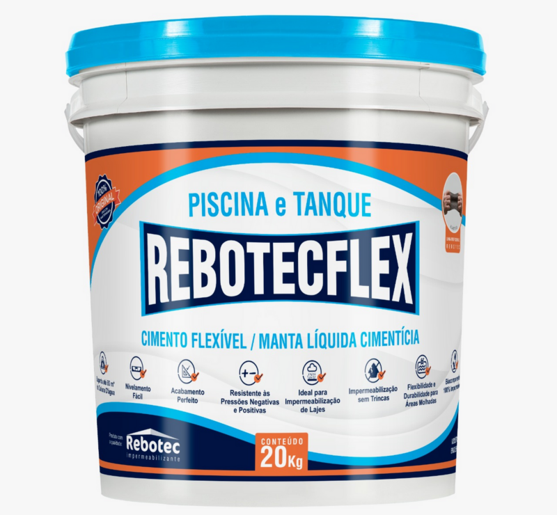Flex Piscina Manta Liq 20 Kg Rebotec (FLEX-P20)