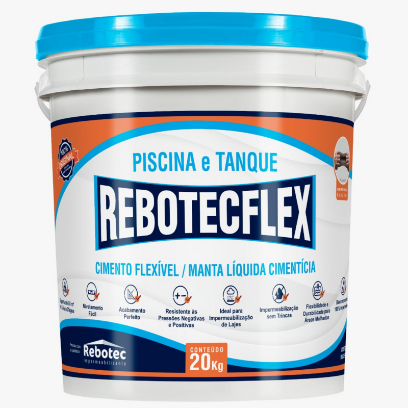 Flex Piscina Manta Liq 20 Kg Rebotec (FLEX-P20)
