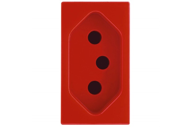 Mod 1 Tom 2p+t 16a Vermelho (30.030)