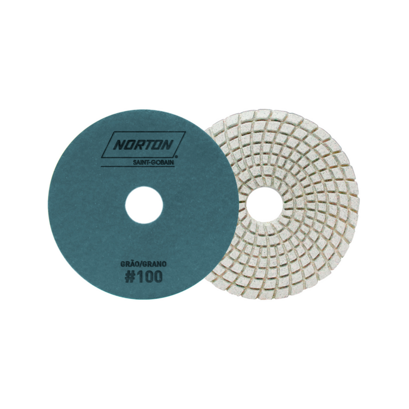Disco Diam Polimento 100 Mm G100 Norton (70184607720)