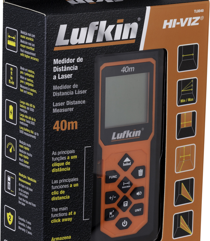 Trena Laser 40mt Tl0040 Lufkin