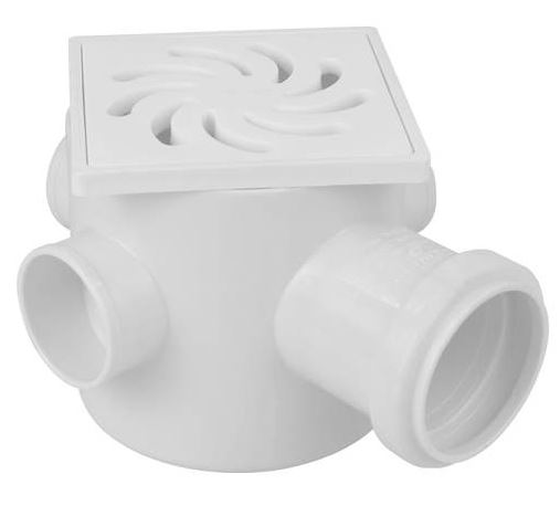 Caixa Sif 3 Entr Quad 100x100x50 Mm Br Amanco (20769)