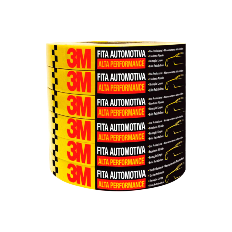 Fita Crepe 18mmx40mt Amarelo Automotiva (HC000660494)