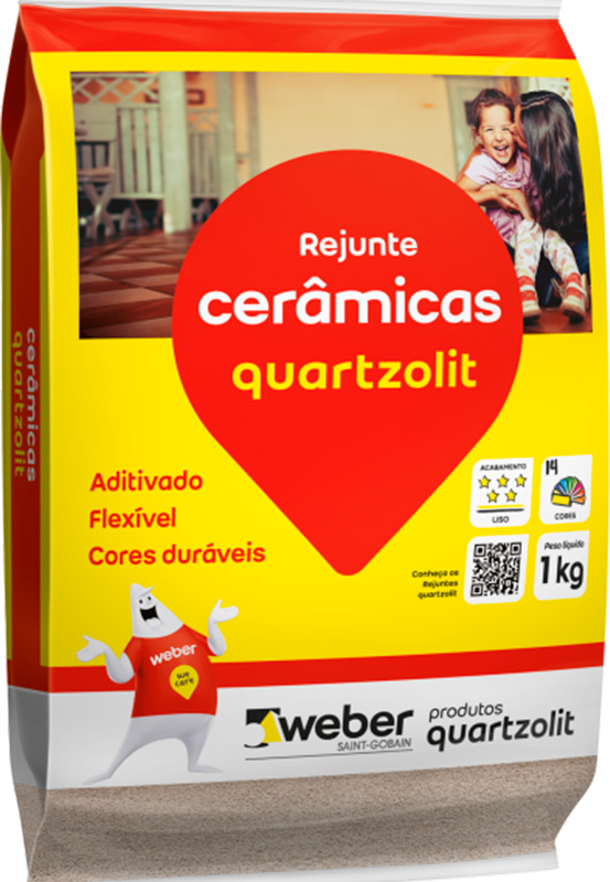 Rejunte Porcelanato 1 Kg Corda Quartzolit (0110.00055.0015FD)