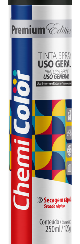 Tinta Spray U.g Preto Bril 250ml 120gr (0680521/0680588)
