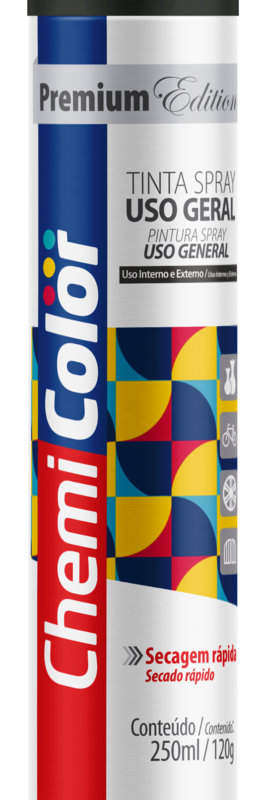 Tinta Spray U.g Preto Fo 250ml 120gr (0680522/0680587)
