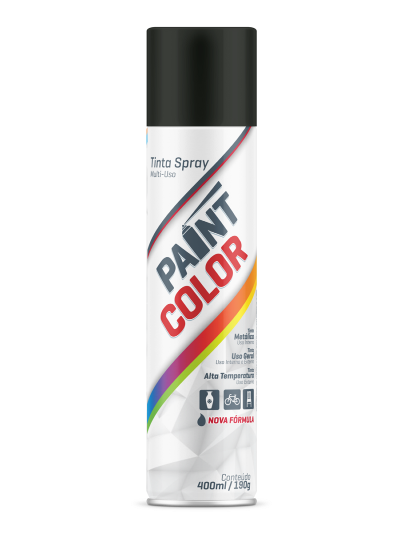 Tinta Spray U.g Preto Bril 400ml 190gr (5510150)