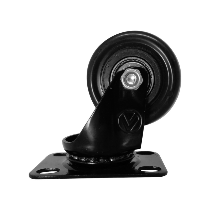 Rodizio Girat 2" Pvc Preto Ajax (A09420-G)