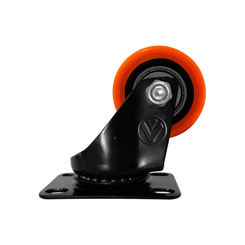Rodizio Girat 1.5/8" Pvc Laranja Ajax (A09110-G)