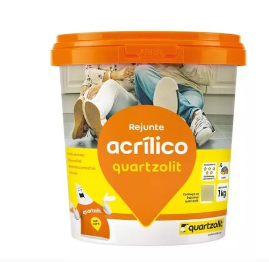 Rejunte Acrilico 1 Kg Preto Grafite Quartzolit (0286.00042.0006CX)