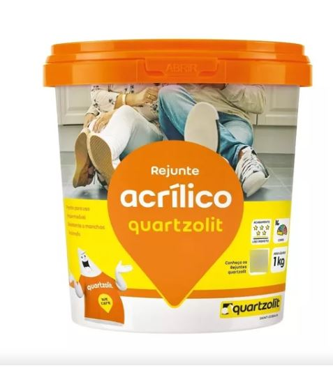 Rejunte Acrilico 1 Kg Marrom Cafe Quartzolit (0286.00049.0006CX)