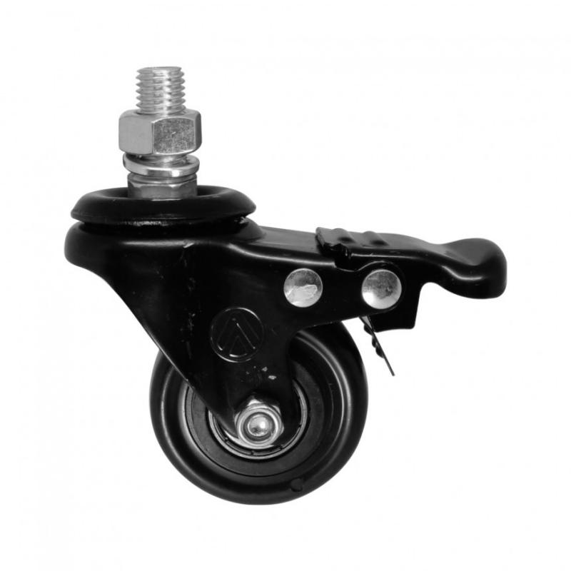 Rodizio Girat 2" Pvc Preto Compar Comfreio Ajax (A09420-GRF)