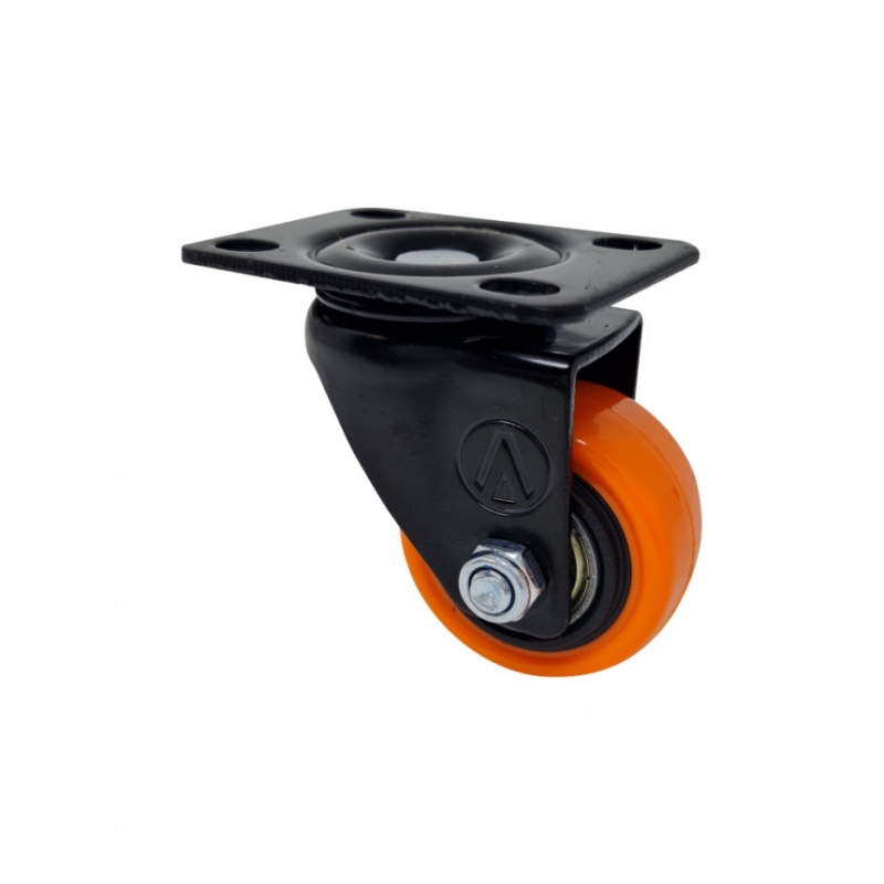 Rodizio Girat 2" Pvc Laranja Ajax (A09120-G)