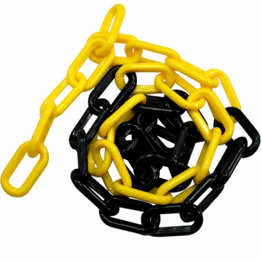 Corrente Plast Elo Pq Amarelo/pt 100mt. (700.10818.)