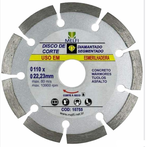 Disco Diam Segm 110x22 Mm Melfi (10755)