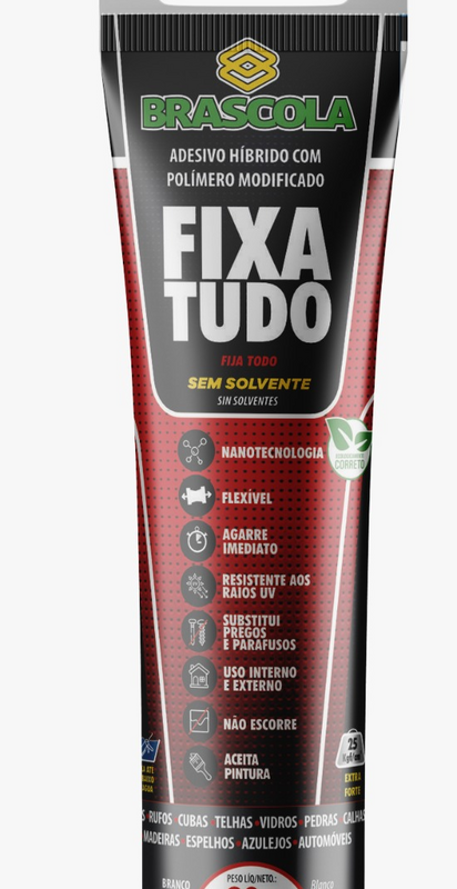 Adesivo Fixa Tudo Branco 80gr (3060034)