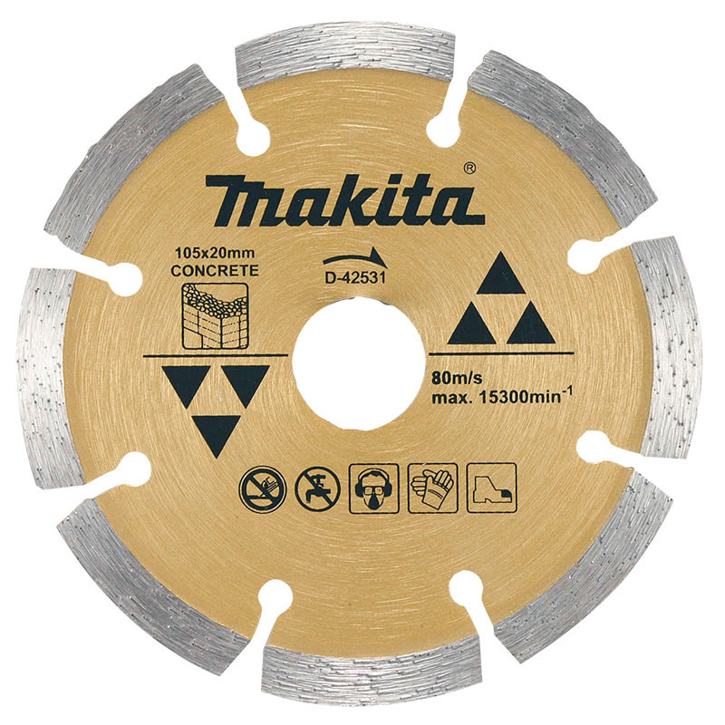 Disco Diam Segm 105 Mm Paraconcreto Makita (D-42531/D-79566)