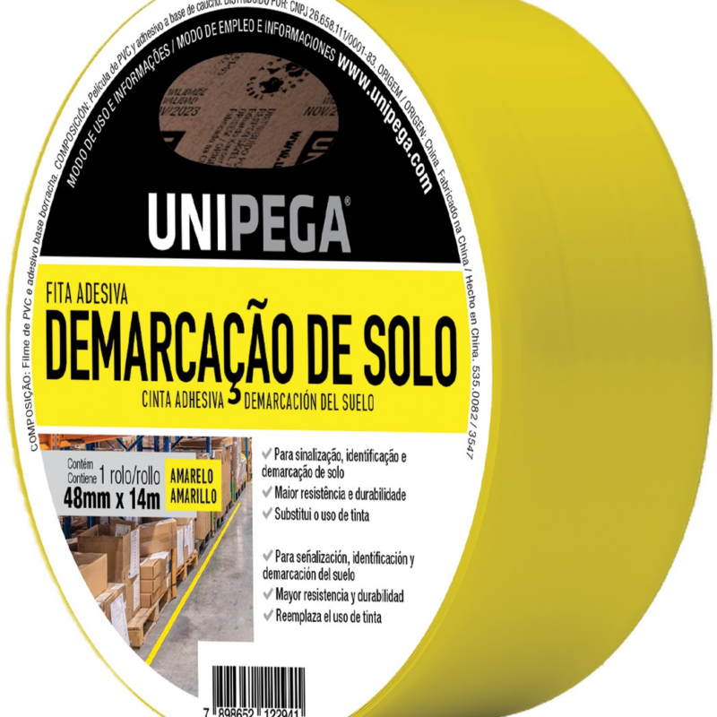 Fita Demarcacao Solo 48mmx14mt Amarelo (AES0535.0082)