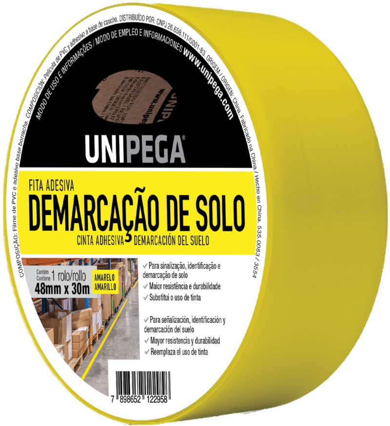 Fita Demarcacao Solo 48mmx30mt Amarelo (AES0535.0083)