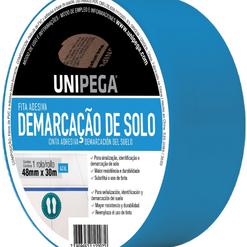 Fita Demarcacao Solo 48mmx30mt Azul (AES0535.0085)
