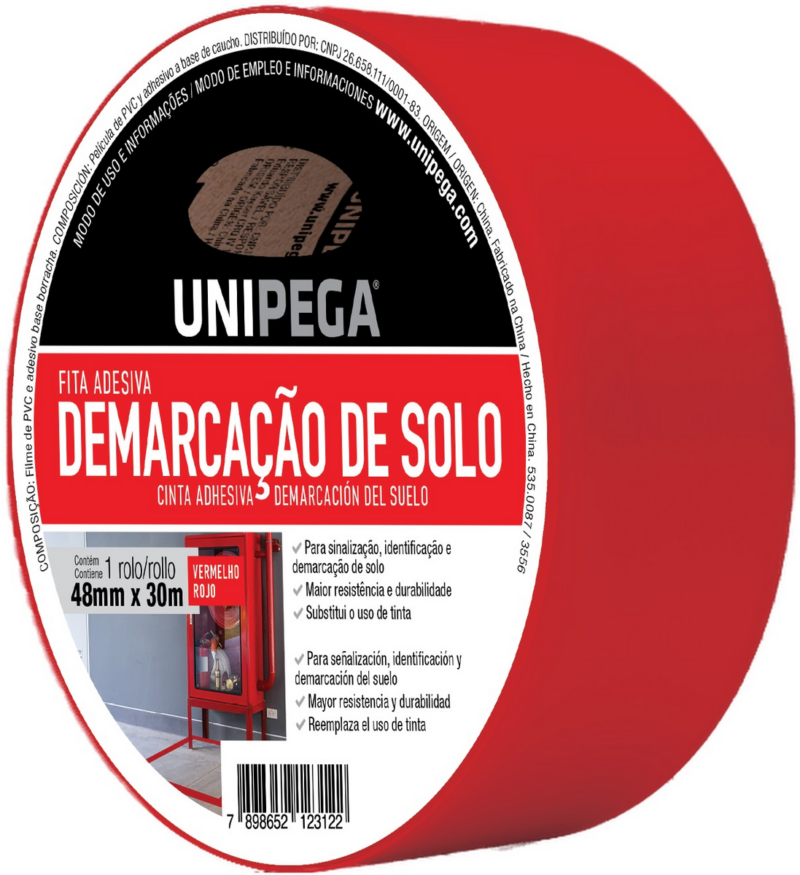 Fita Demarcacao Solo 48mmx30mt Vermelho (AES0535.0087)