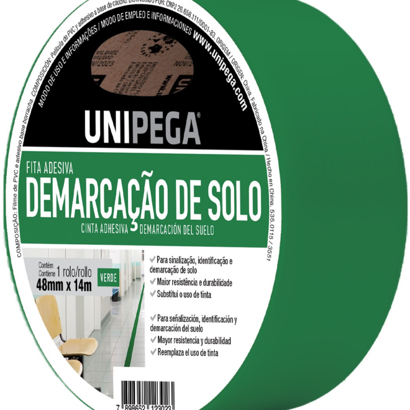Fita Demarcacao Solo 48mmx14mt Verde (AES0535.0115)
