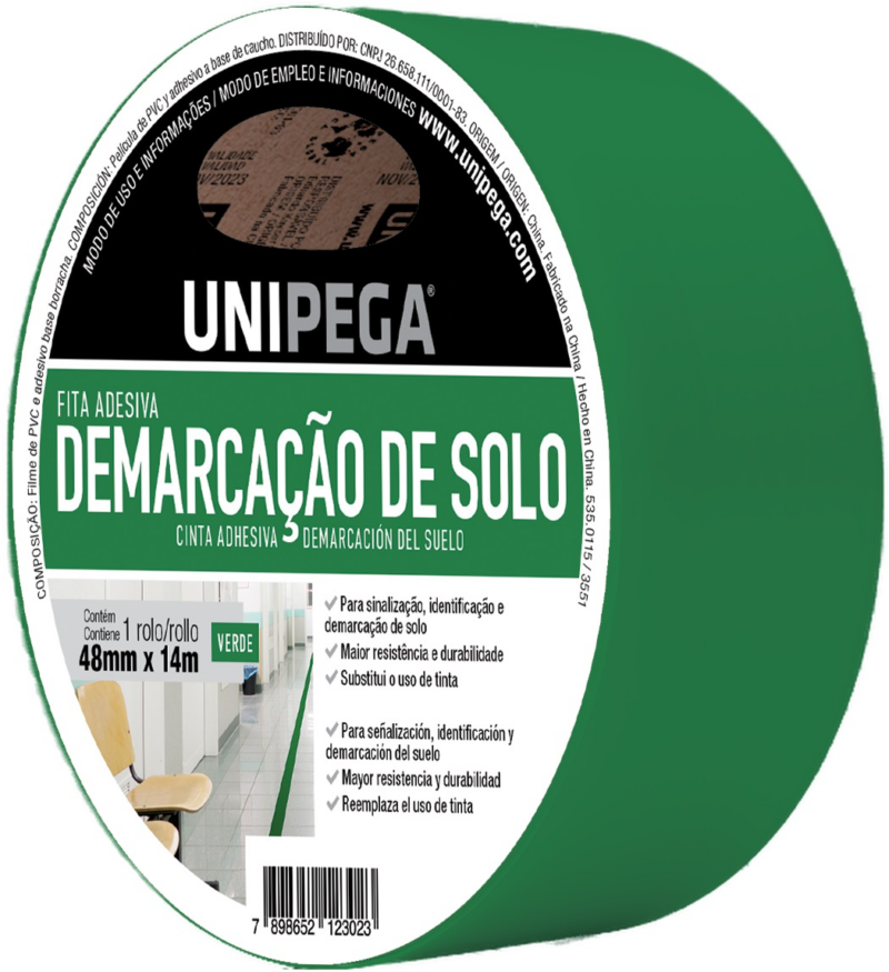 Fita Demarcacao Solo 48mmx14mt Verde (AES0535.0115)