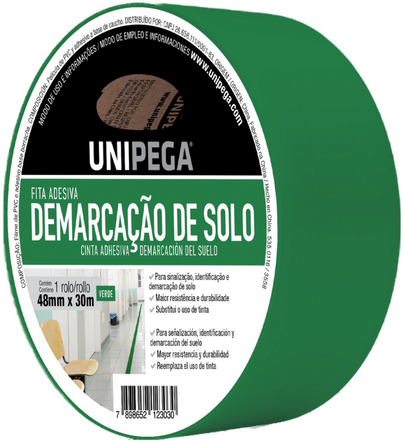Fita Demarcacao Solo 48mmx30mt Verde (AES0535.0116)