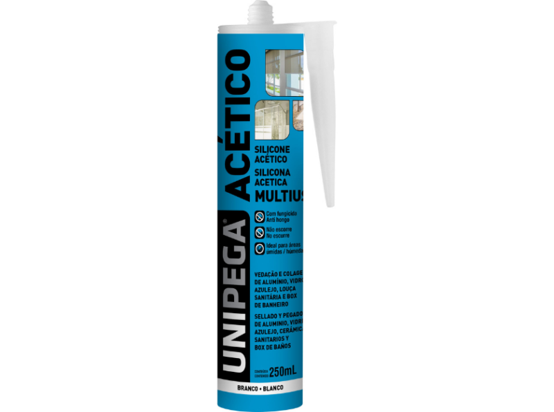 Silicone Acetico Branco 240gr (AES0509.0570/AES0509.0544)