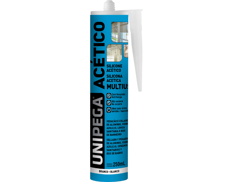 Silicone Acetico Branco 240gr (AES0509.0570/AES0509.0544)