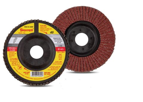 Disco Flap Reto 4.1/2" G40 Starrett (FDS115-40NF)