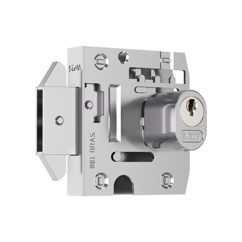 Fech Porta Vidro 2002 Oval Cr Stam (22274)