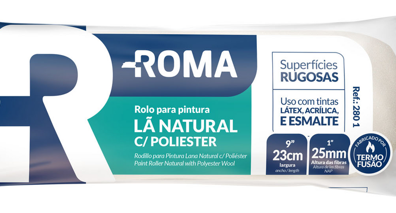 Rolo de La 23 Cm Natural 280 1