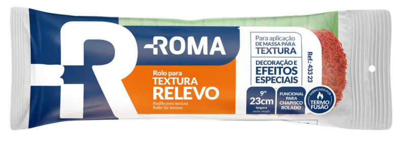 Rolo de Textura 23 Cm Relevo 433 23